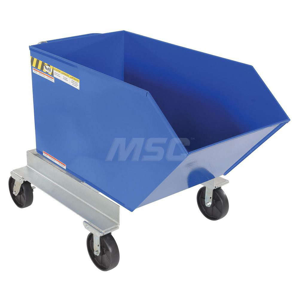 Vestil Stationary Tilt Hopper 2,000 lb Capacity, 35" Wide, 58.88