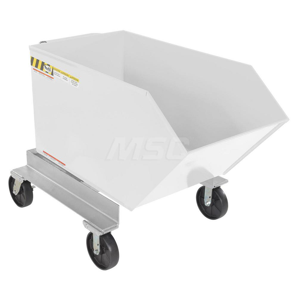 Vestil Stationary Tilt Hopper 2,000 lb Capacity, 35" Wide, 58.88" Long, 47.1875" High MSC