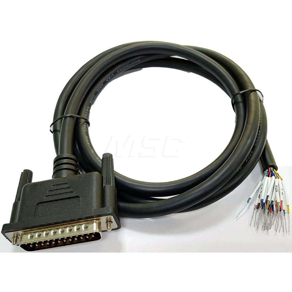 CompuCablePlusUSA - 5' Male Serial Connector DB25 Computer Data Cable ...