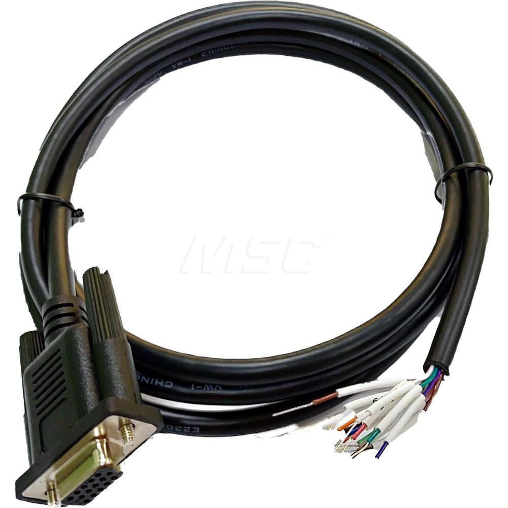 CompuCablePlusUSA - 5' Female Serial Connector DB15 Computer Data Cable ...