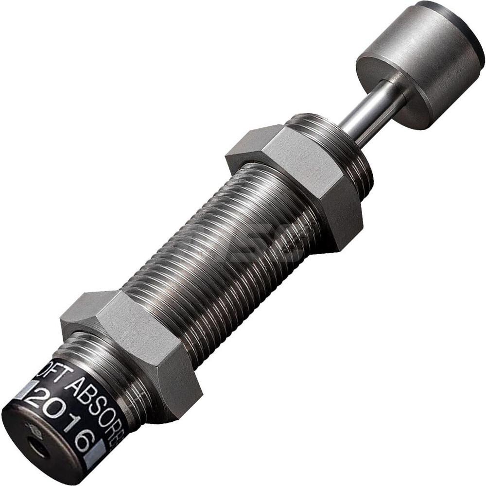 Standard-Duty Shock Absorber: 6 mm Rod Dia, 27.7 mm OD, 16 mm Stroke, M20 x 1.5 Thread