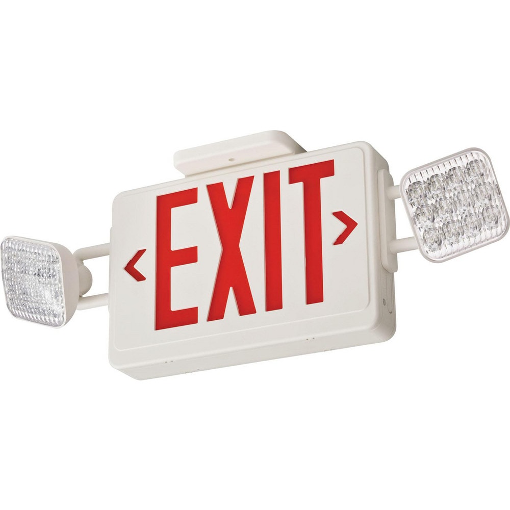 2 Face 3 Watt Surface & Wall Mount Incandescent & LED Combination Exit Signs