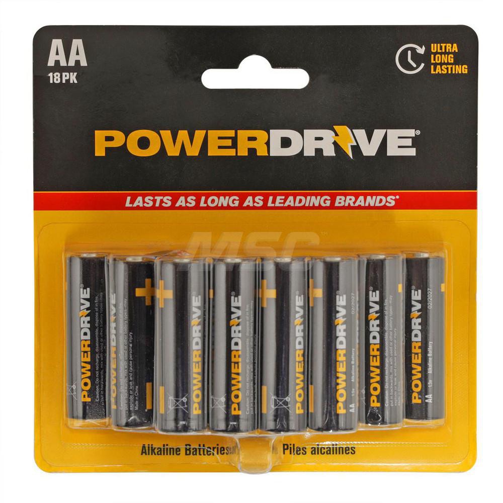 Standard Battery: Size AA, Alkaline