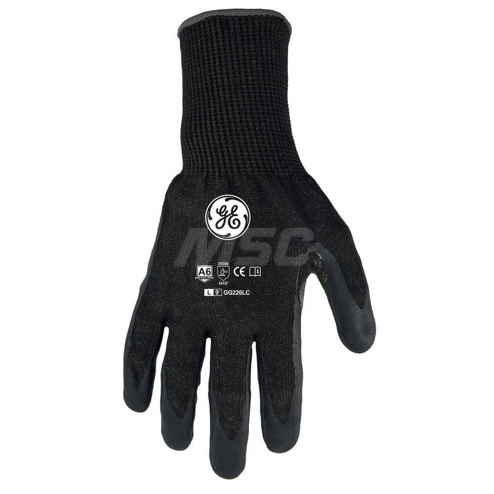 Cut, Puncture & Abrasive-Resistant Gloves: Size Universal, ANSI Cut A6, ANSI Puncture 2, Nitrile