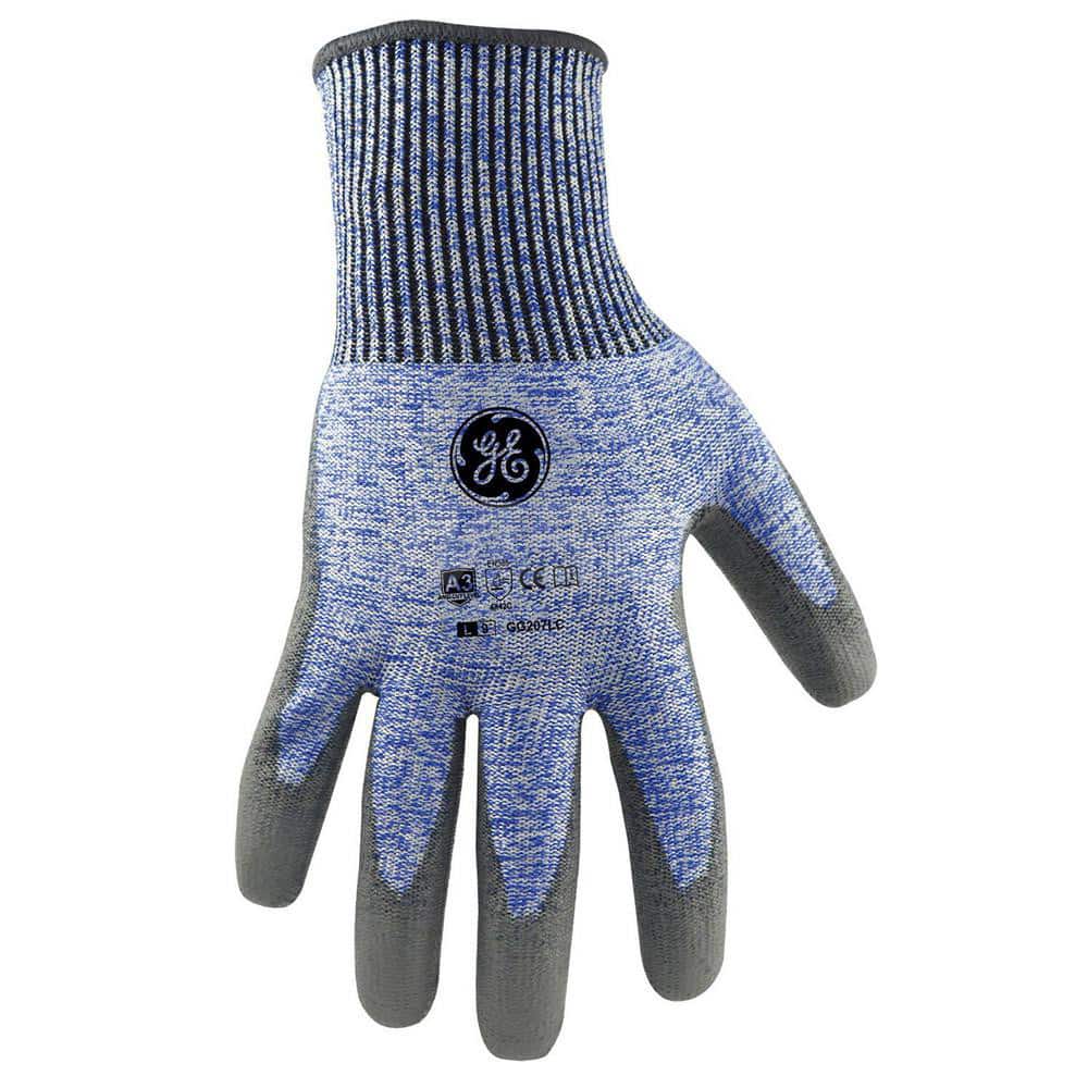 Cut, Puncture & Abrasive-Resistant Gloves: Size Universal, ANSI Cut A3, ANSI Puncture 2, Polyurethane