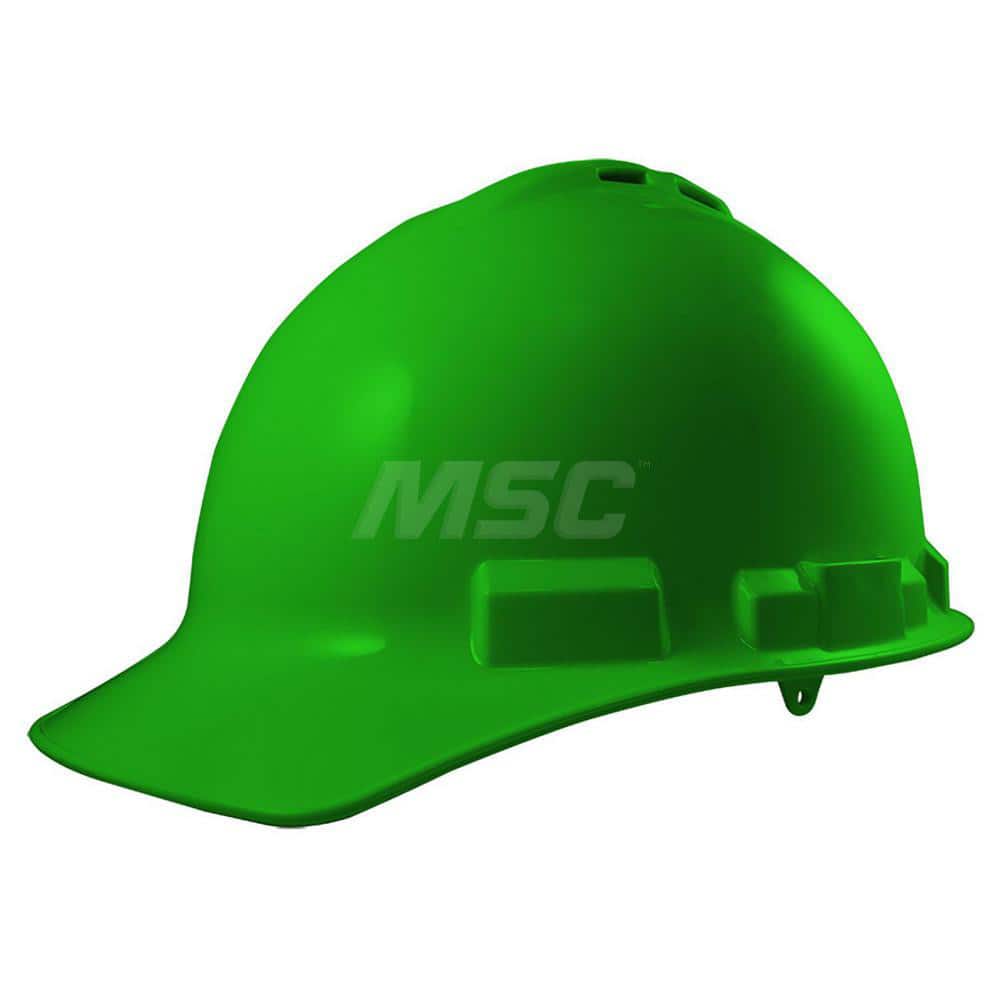 Hard Hat: Impact Resistant & Construction, Vented, Type 1, Class C, 4-Point Suspension