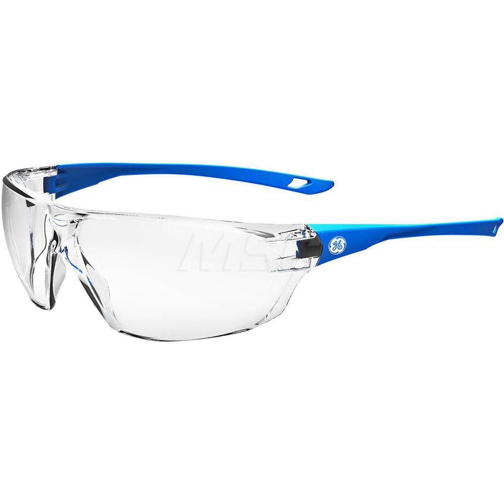 Safety Glass: Scratch-Resistant, Polycarbonate, Clear Lenses, Frameless