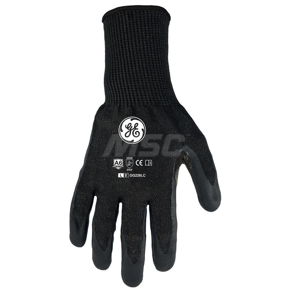 Cut, Puncture & Abrasive-Resistant Gloves: Size Universal, ANSI Cut A6, ANSI Puncture 2, Nitrile