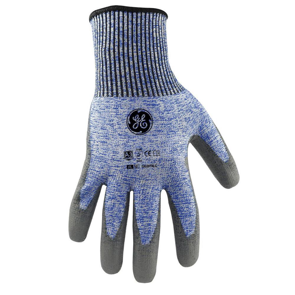 Cut, Puncture & Abrasive-Resistant Gloves: Size Universal, ANSI Cut A3, ANSI Puncture 2, Polyurethane
