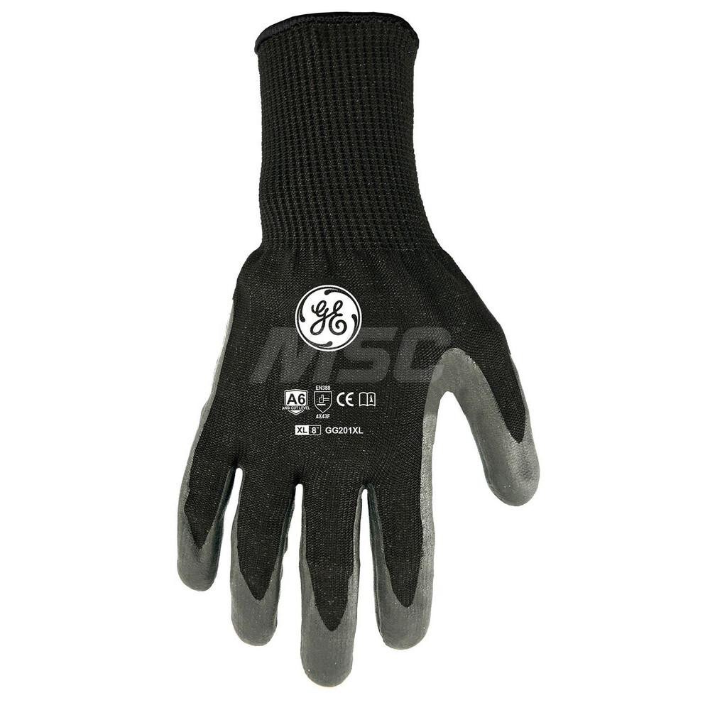 Cut, Puncture & Abrasive-Resistant Gloves: Size Universal, ANSI Cut A6, ANSI Puncture 3, Polyurethane