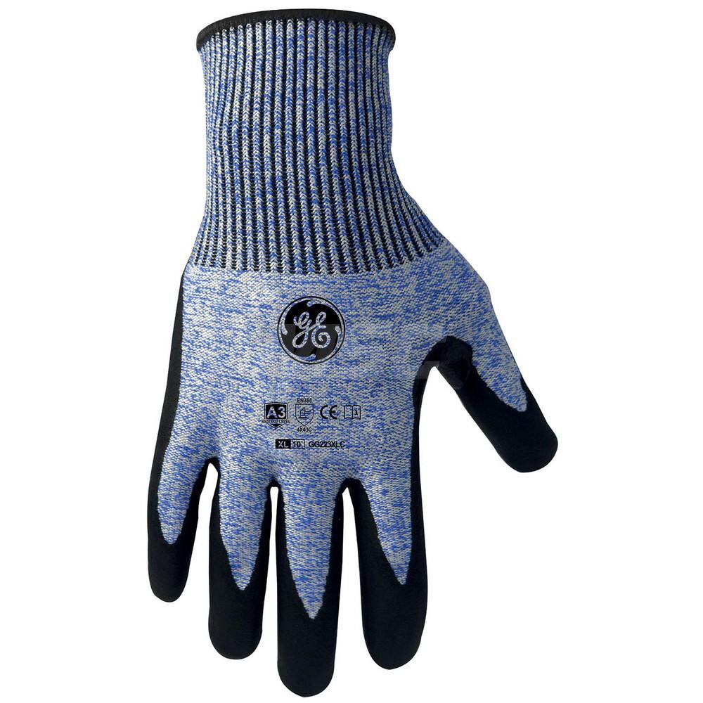 Cut, Puncture & Abrasive-Resistant Gloves: Size Universal, ANSI Cut A3, ANSI Puncture 2, Nitrile