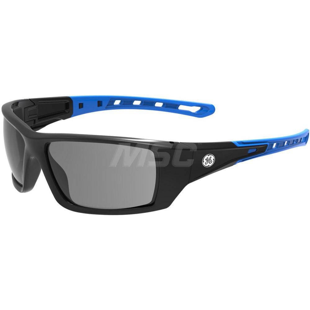 Safety Glass: Anti-Fog & Anti-Scratch, Polycarbonate, Smoke Lenses, Full-Framed