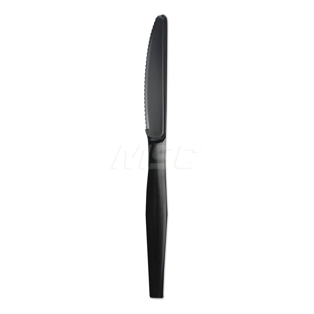 Paper & Plastic Cups, Plates, Bowls & Utensils; Flatware Type: Knives ; Material: Plastic ; Color: Black ; Disposable: Yes