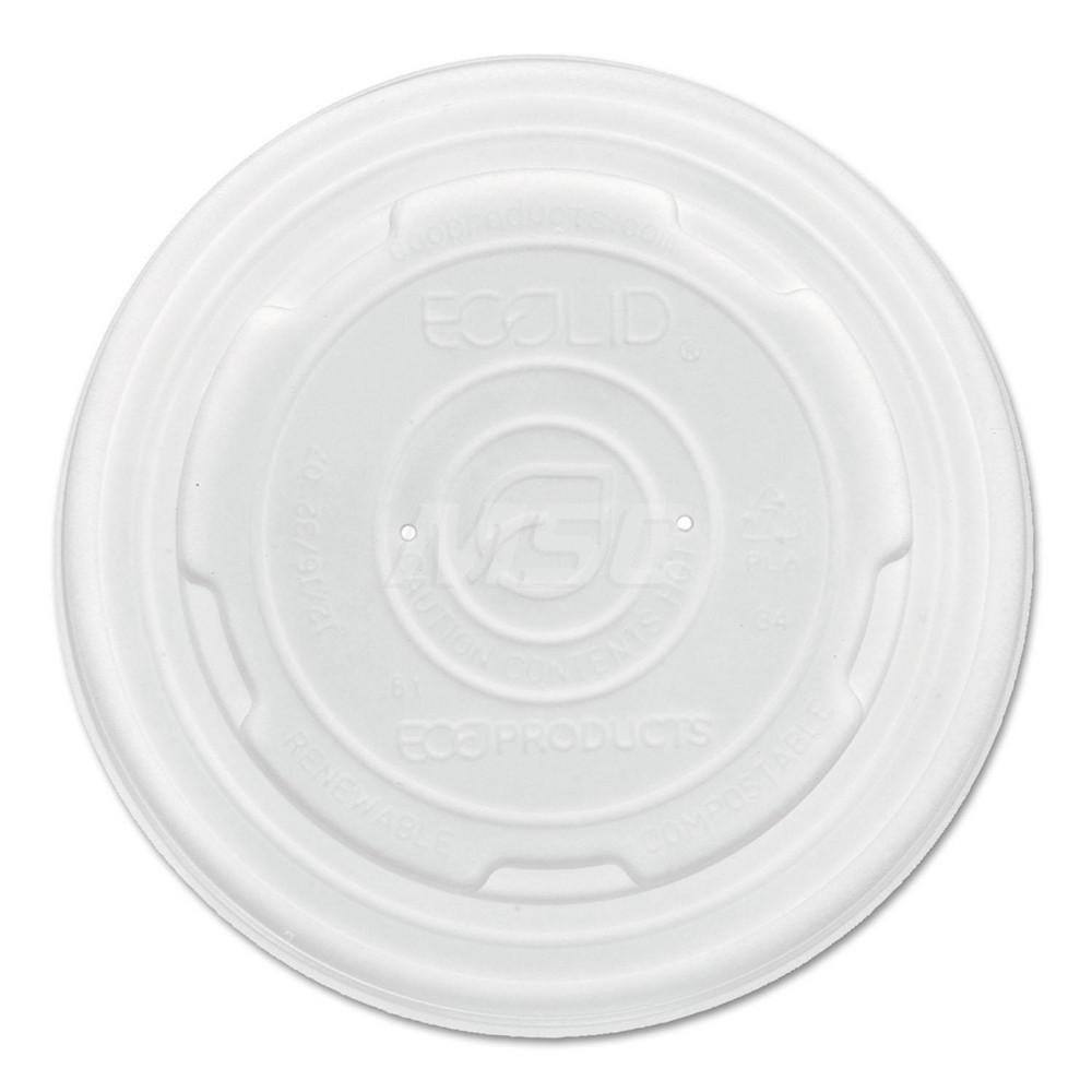 Food Container Lids; For Use With: Eco-Products EP-BSC8-WA ; Shape: Round ; Material Family: Plastic ; Color: Translucent