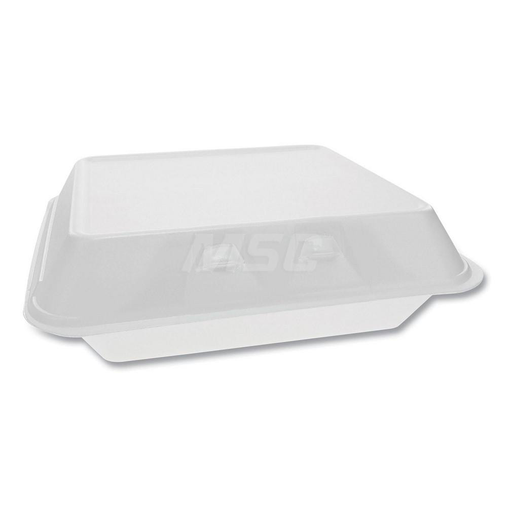 Pactiv Food Storage Container Square, Hinged Lid MSC Industrial Supply Co.