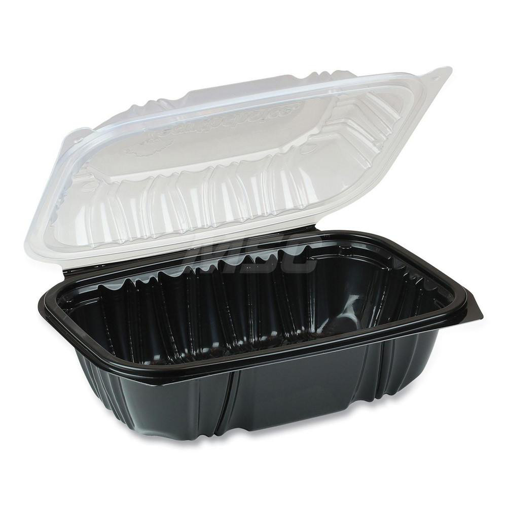 Pactiv Food Storage Container Rectangular, Hinged Lid MSC Direct