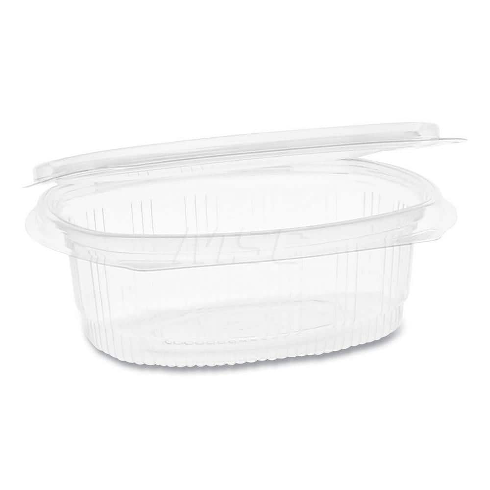 Food Storage Container: Rectangular, Hinged Lid
