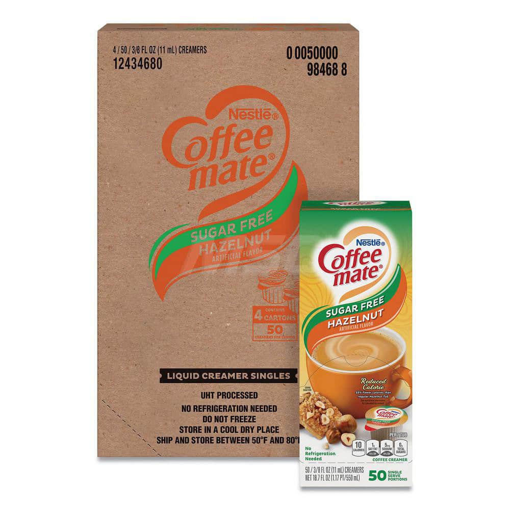 Coffee, Tea & Accessories; Creamer Type: Liquid; Container Size: 0.38 oz;  Container Type: Mini Cups; Flavor: Hazelnut