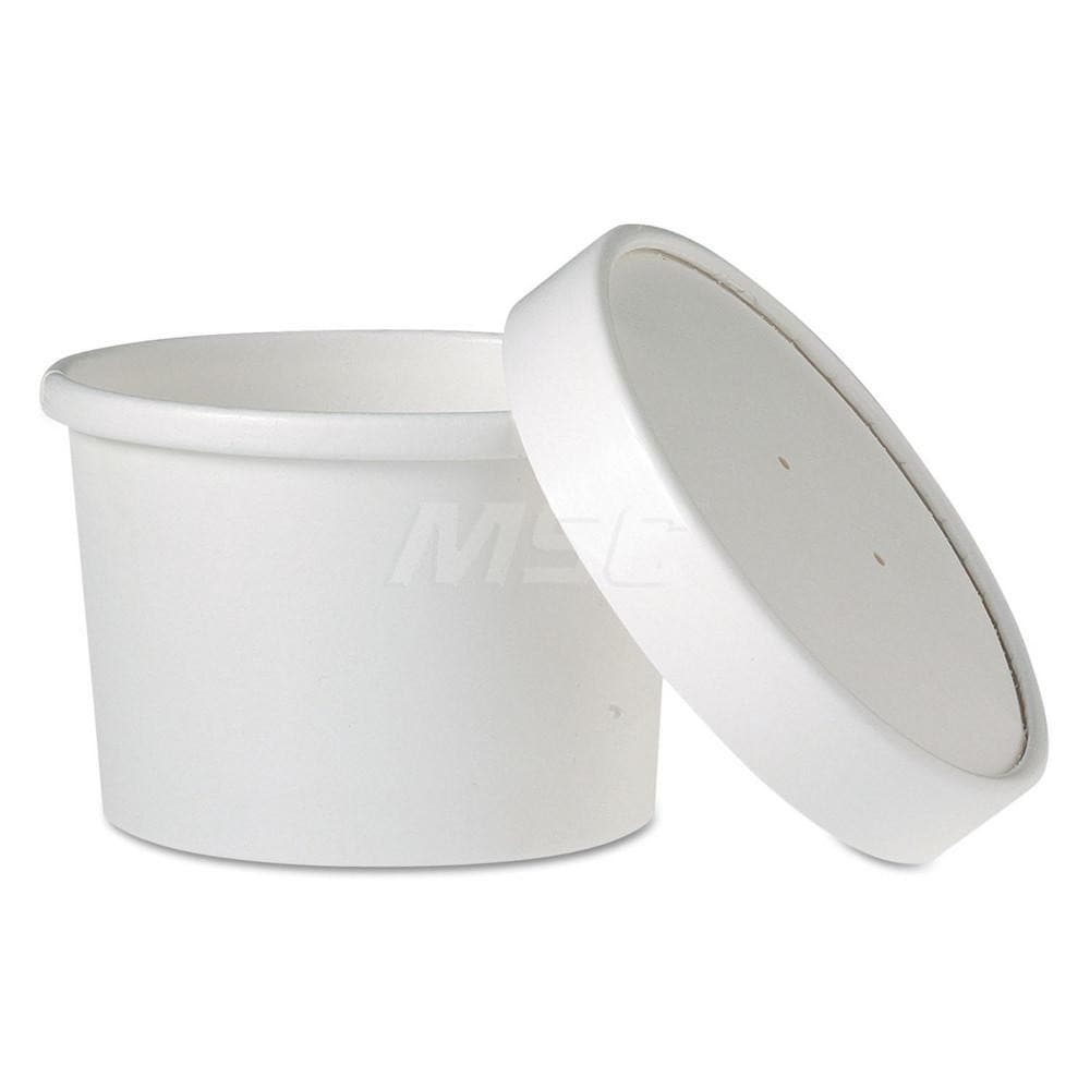 Food Storage Container: Round, Flat Lid