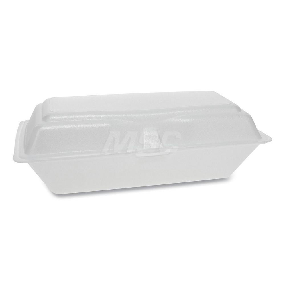 Pactiv Food Storage Container Rectangular, Hinged Lid MSC