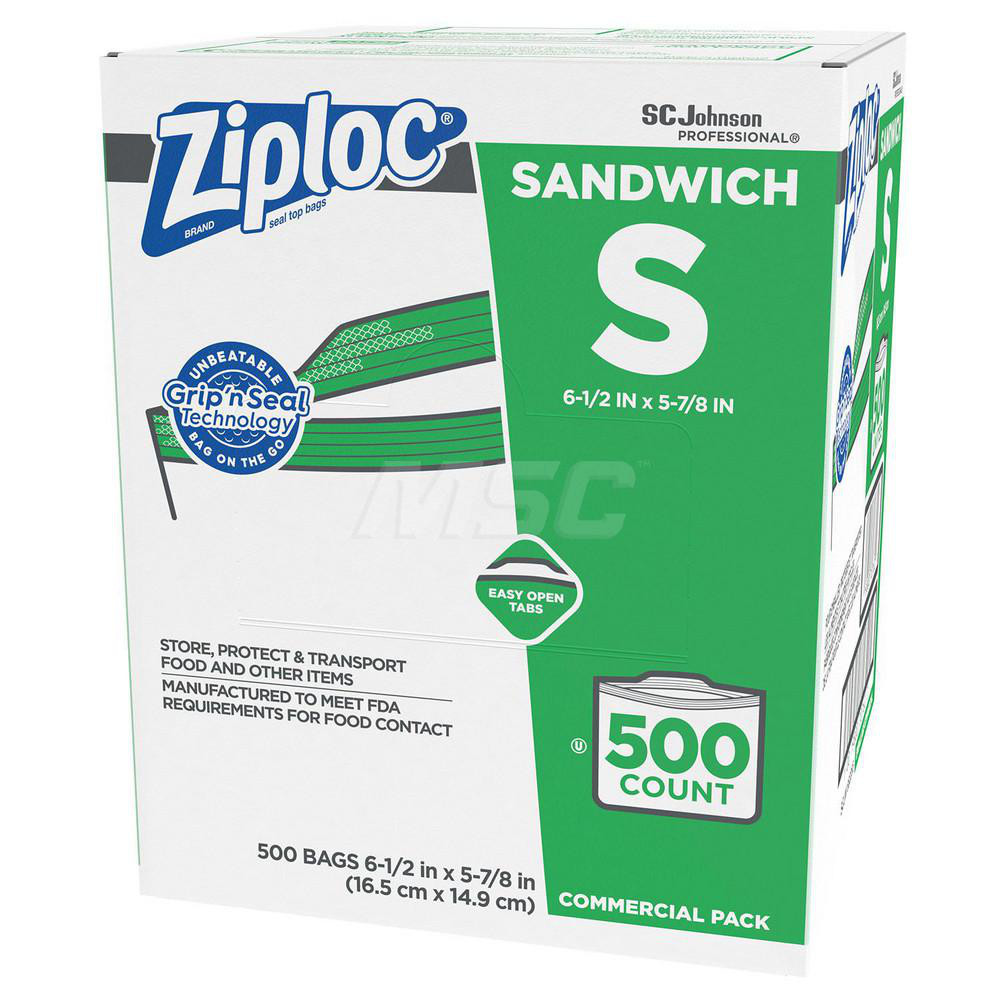 Ziploc Reclosable Food & Sandwich Bags; Bag Type Storage Bags