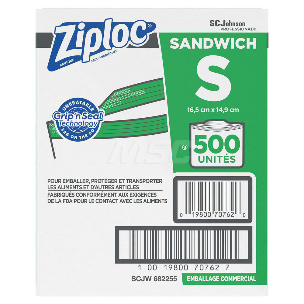 Ziploc Reclosable Food & Sandwich Bags; Bag Type Storage Bags