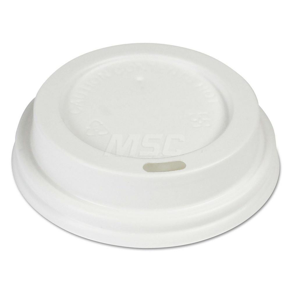 Boardwalk Cup Lid Dome, Polystyrene, White 14180988 MSC