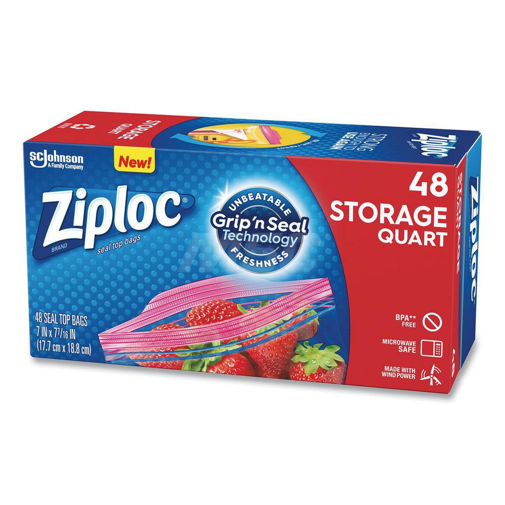 Ziploc Freezer Quart Bags with Grip 'n Seal Technology - 38 Ea