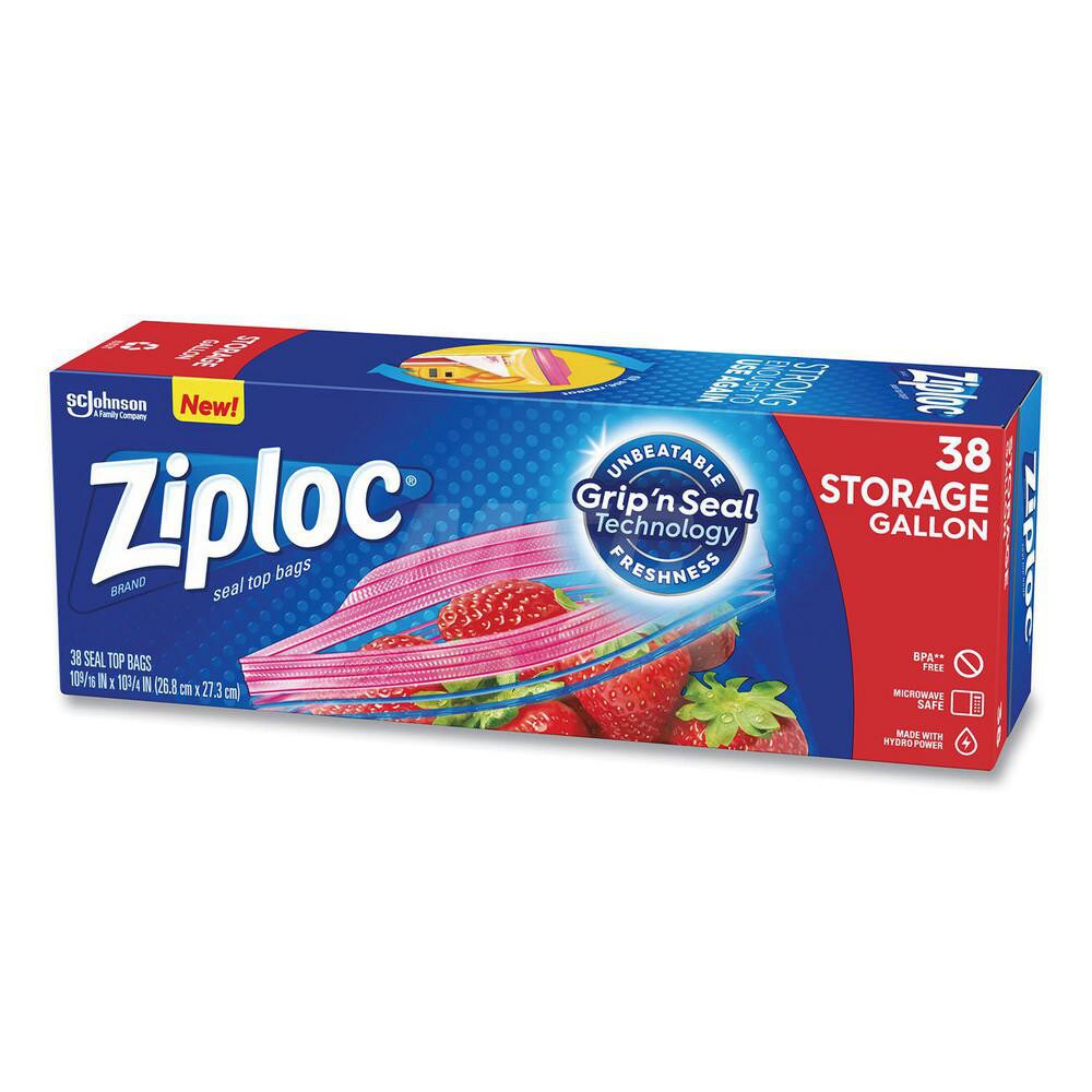 Ziploc - Storage Bag: 1, Zip Seal Closure, Plastic | MSC Industrial ...