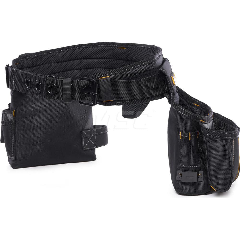 Tool Aprons & Tool Belts; Tool Type: Tool Belt ; Minimum Waist Size: 32 ; Maximum Waist Size: 48 ; Material: Polyester ; Number of Pockets: 12.000 ; Color: Black