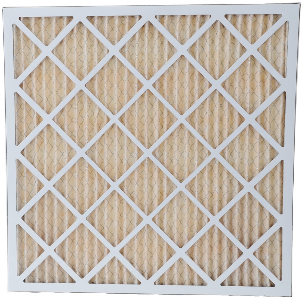 Pleated Air Filter: 10 x 20 x 1", MERV 8, Wireless Pleated