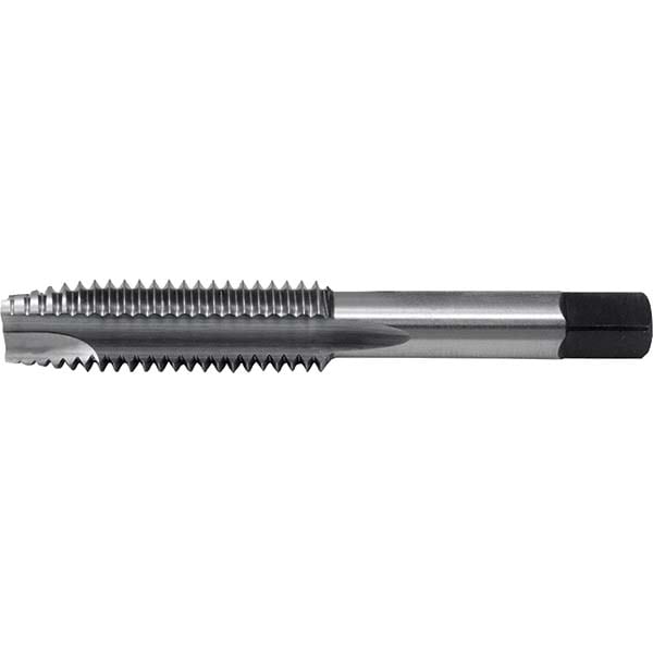 Spiral Point Tap: 5/16-18 UNC, 3 Flutes, Plug, High Speed Steel, Bright Finish