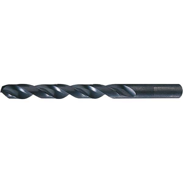 Jobber Length Drill Bit: 1/4" Dia, 135 °, High Speed Steel