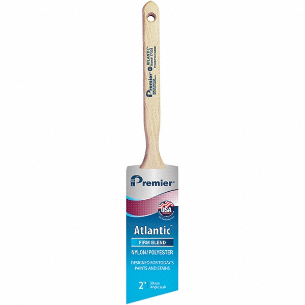 Premier Paint Roller Paint Brush 2" Wide, Nylon, Synthetic Bristle