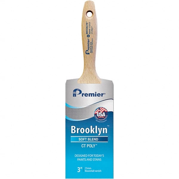 Paint Brush: 3" Polyester, Synthetic Bristle