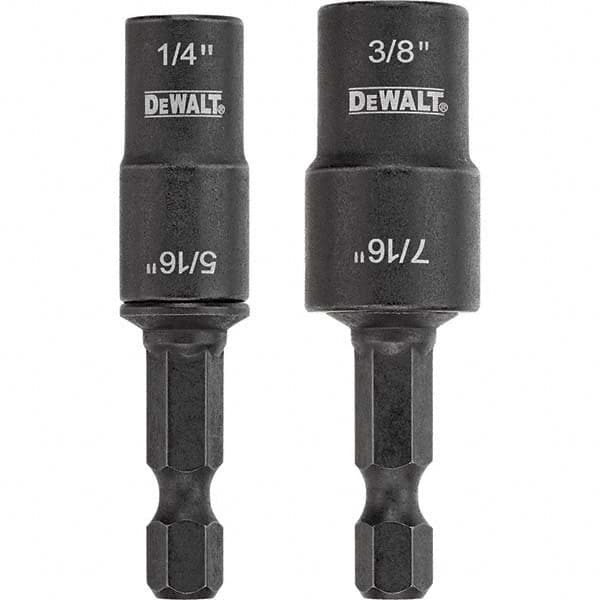 Power & Impact Screwdriver Bit Sets; Set Type: Nut Driver ; Bit Type: Hex Bit Holder ; Overall Length Range: 1 to 2.9 in ; Point Type: Double Ended ; Drive Size: 1/4 ; Overall Length (Inch): 2-1/4