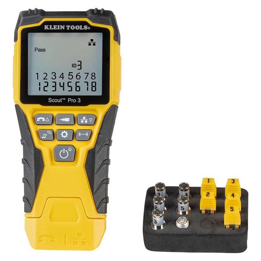 Electrical Test Equipment Accessories; Accessory Type: Cable Tester ; For Use With: Scout Pro 3 ; Color: Black; Yellow