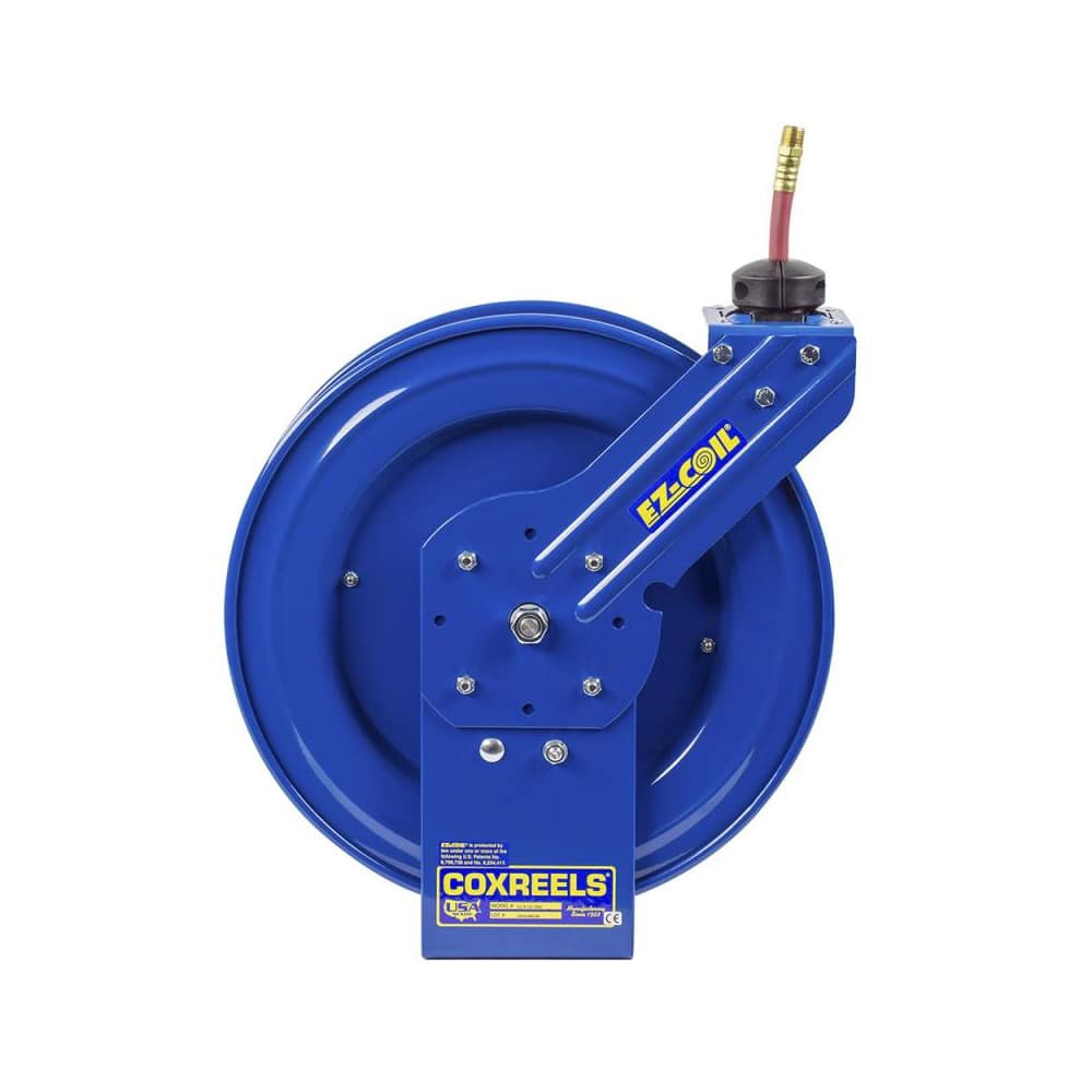 CoxReels - Hose Reel with Hose: 3/8 ID Hose x 25', Spring Retractable