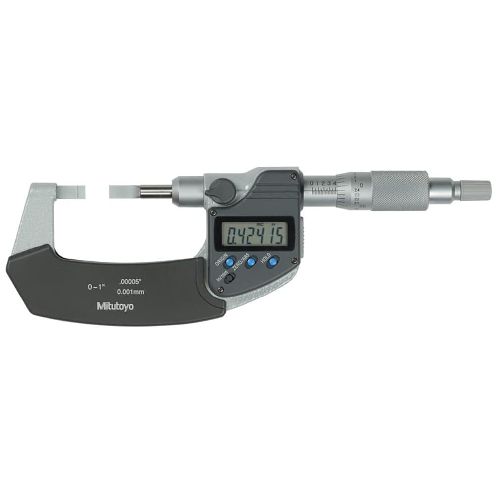 Mitutoyo 422-360-30CAL Blade Micrometer: 1" Max, Electronic Image