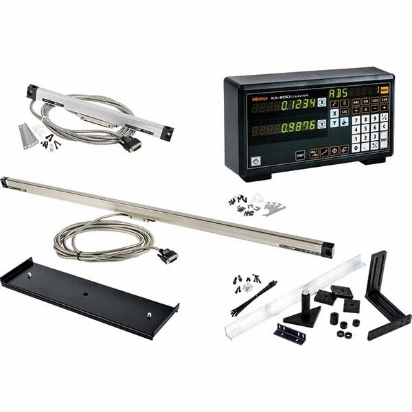 Horizontal & Vertical Electronic Linear Scale: 0 to 52", 0.001 to 0.000005" Resolution