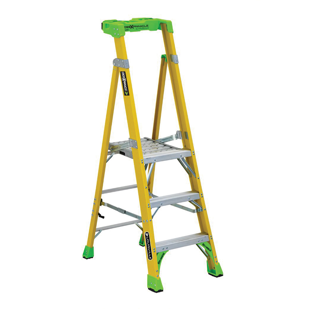 Louisville 4 Step Fiberglass Step Ladder Type IAA MSC Direct