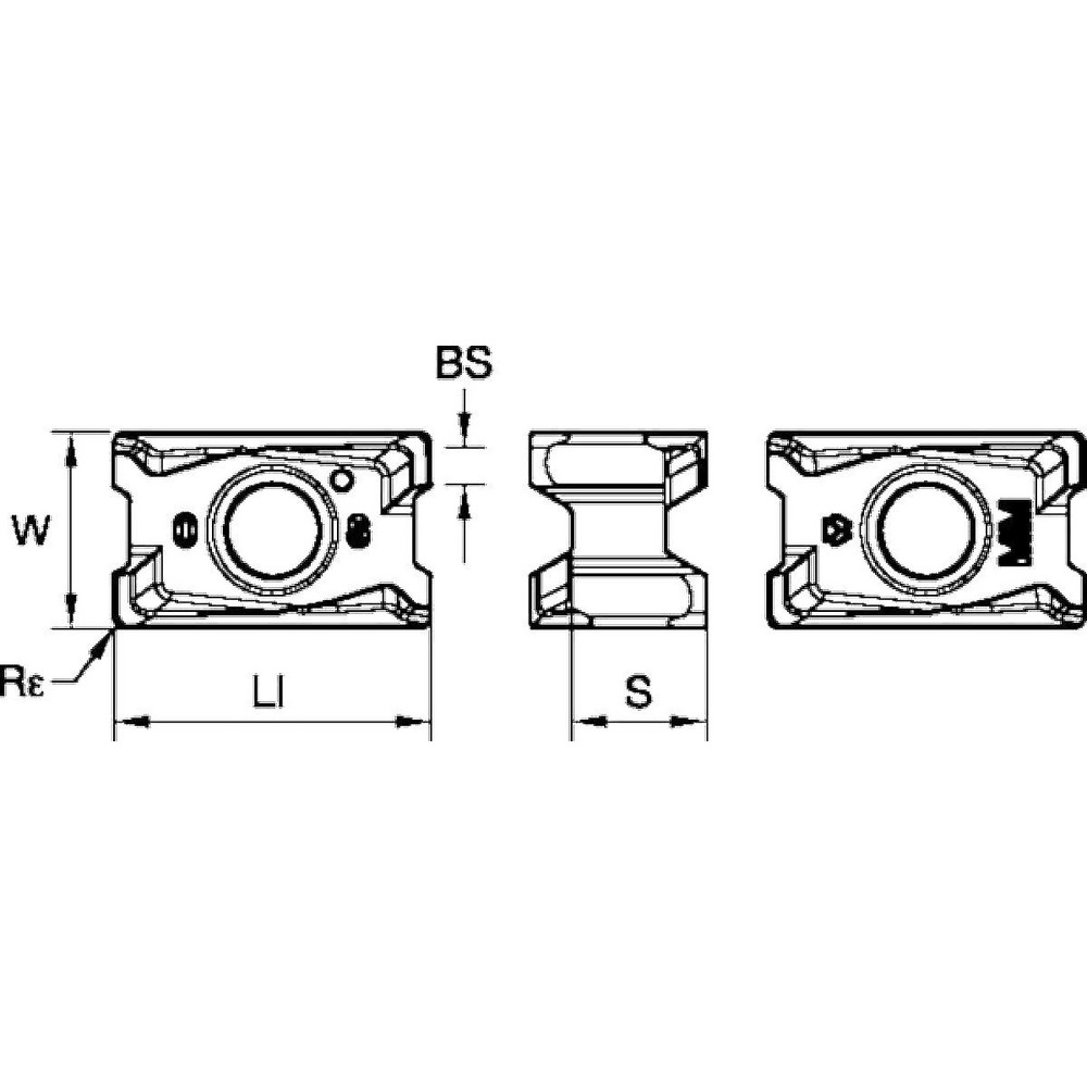 Widia Inserts Widia - Milling Inserts: Insert Style: XNPU; Insert Size: 15; Insert ...