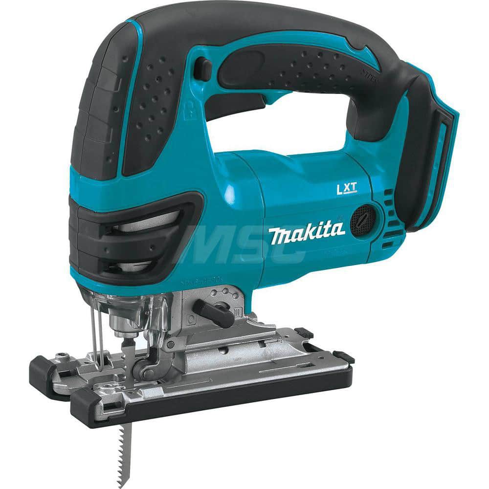 Makita XVJ03Z Cordless Jigsaws; Voltage: 18 ; Strokes per Minute: 0-2600 ; Stroke Length (Inch): 1 ; Maximum Cutting Angle: 90 ; Battery Included: No ; Battery Chemistry: Lithium-Ion 