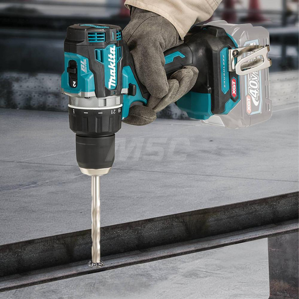 Makita Cordless Drill 40V, 1/2" Chuck, 0 to 550 & 0 to 2,200 RPM