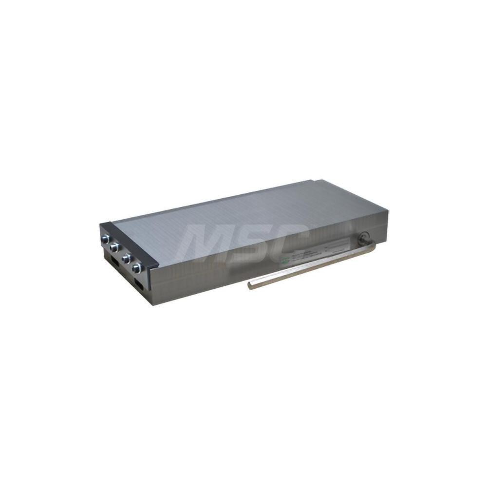 Permanent Magnetic Chucks; Shape: Rectangular ; Magnet Pole Type: Standard ; Width/Diameter (Inch): 12 ; Length (Inch): 24