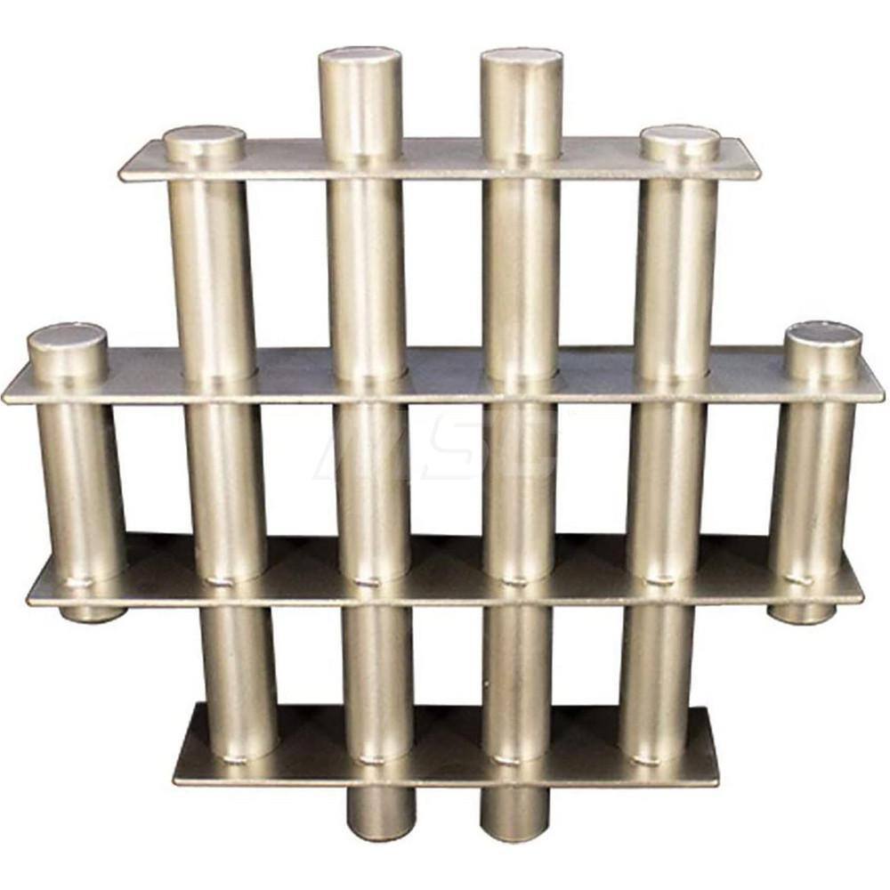Magnetic Grate Separators & Rods; Magnet Type: Rare Earth (Neodymium) ; Number of Pieces: 1.000 ; Diameter (Inch): 12 ; Diverter: No ; Height (Inch): 2 ; Material: Stainless Steel