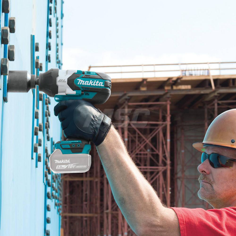 Makita Cordless Impact Wrench 18V, 1/2" Drive, 0 to 1,800 RPM MSC