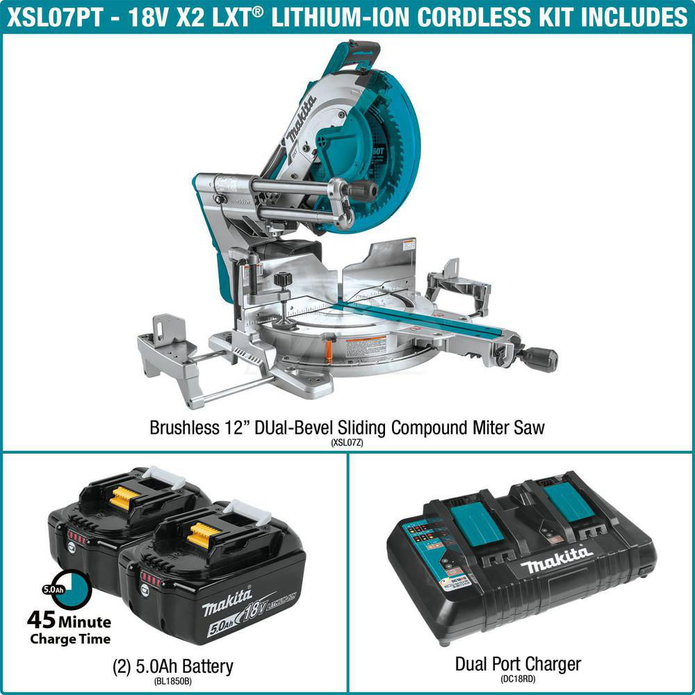Makita Miter Saws; Bevel Double; Sliding Yes; Blade Diameter