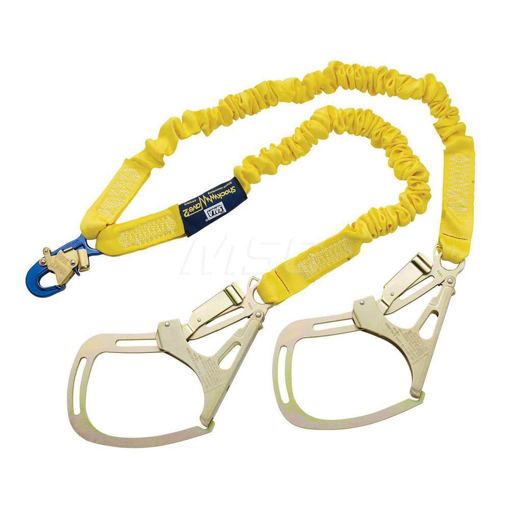 Lanyards & Lifelines; Load Capacity: 310lb; 141kg ; Lifeline Material: Polyester ; Capacity (Lb.): 310 ; End Connections: Snap Hook ; Maximum Number Of Users: 1 ; Anchorage Connection: Rebar Hook