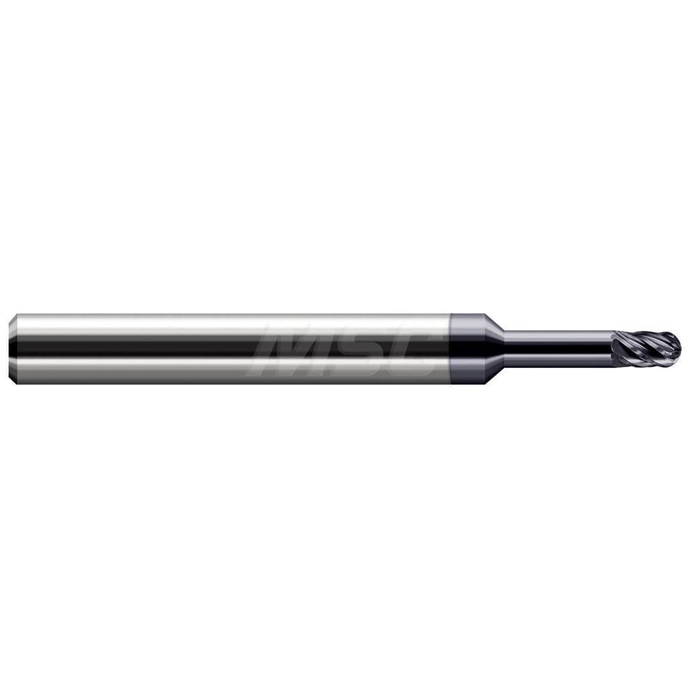 Harvey Tool 786293-C6 Ball End Mill: 0.093" Dia, 0.14" LOC, 6 Flute, Solid Carbide Image